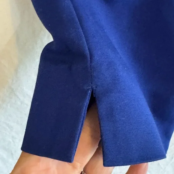 B-202 Chico’s Blue Cropped Pull on Pants Size 2 (Chico’s Size 00) - Picture 6 of 15